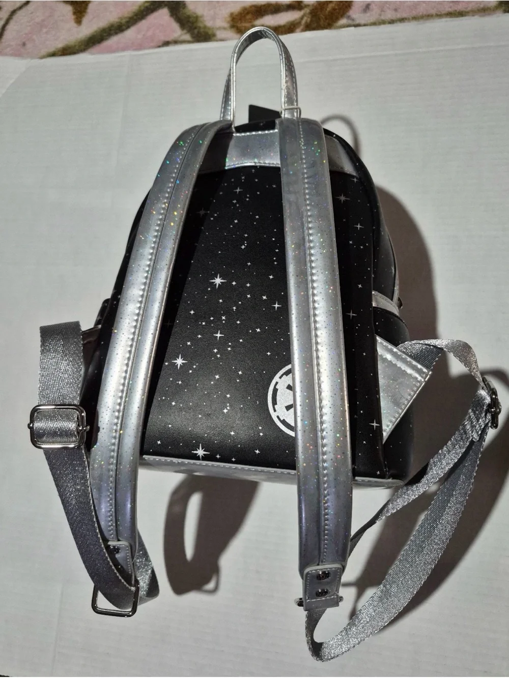 Darth Vader Glitter Mini Backpack